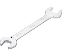 Llave fija doble ViGOR, perfil hexagonal exterior V7730-25X28, ancho de llave 25 x 28 mm, cromada y pulida, adecuada para todas las uniones atornilladas, longitud 262 mm