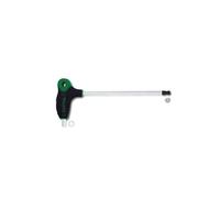 Llave hexagonal acodada TOPTUL 5 mm con cabeza esférica, mango en L