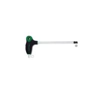 Llave hexagonal acodada TOPTUL 8 mm con cabeza esférica, mango en L