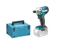 Llave impacto Makita DTD156ZJ LXT 18 V y 1/4" (155 Nm, 0-2500 rpm)
