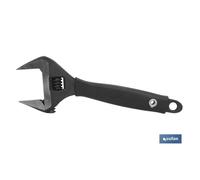Llave inglesa | Gran apertura | Varias medidas y aperturas | Ajustable | Fabricada en acero al cromo-vanadio; 1 UNIDADES