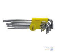 Llave Maurer Torx Larga Con Agujero Serie Acero Cromo Vanadio Pz 9 - T10-T50