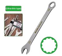 Llave para anillos de sellado, diseño de doble propósito, construcción ultradelgada, 12 mm