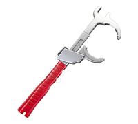 Llave para tubos - Aleación de aluminio, herramienta de plomería de mandíbula ancha autoajustable | en forma de C ajustable con agarre antideslizante, llave de bloqueo para espacios reducidos, a