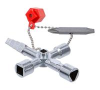 Llave universal Profi-Key - 14,4 x 9,5 x 1,9 cm - Acero, Versátil y Práctico, Zonas Duras - D-Work