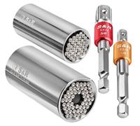 Llave universal S&R, juego de dados multifunción, de 4 piezas