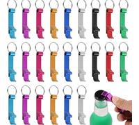 LLavero portátil de Metal mezclado, abridor de botellas para cumpleaños, invitados a la boda, Bar, fiesta de verano, regalo, bolsa de regalo de recuerdo, 10-100 Uds. 40PCS
