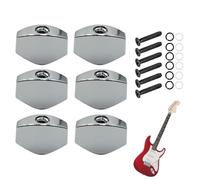Llaves de Afinación para Guitarra Eléctrica Juego de 6 Piezas con Botones