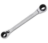 Bahco Llave carraca doble S4RM-16-19 4 en 1 acabado cromado – 1 unidad