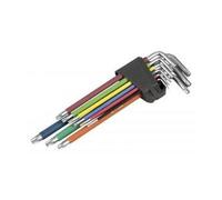 Llaves Torx Alta Resistencia ALYCO Pack 9 Mango de Goma 193148