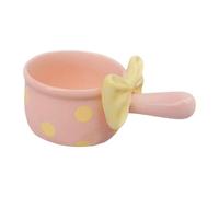Llazsybz Bol para Ensalada de Frutas con Asa, 600 Ml, para Arroz, Pasta Y Cereales, Rosa, tal como se describe