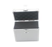 Llazsybz Caja de Herramientas de Aluminio Pequeña Maletín Estuche y Organizador con Carcasa Resistente y Esquinas Reforzadas Interior de Espuma Personalizable, X-002