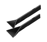 Llazsybz Juego de 2 Cucharas Medidoras Planas, Utensilio de Cocina para Ingredientes Secos Y Líquidos, Cucharilla Multifuncional 3 en 1 para Cocinar Y Hornear, Negro, Individual