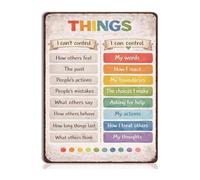 LLBOGRGGN Words Metal Sign It Is Okay To Rest Tin Wall Hanger Rustic Cracked Paint For Support Group Meeting Area 8 X 12 inch