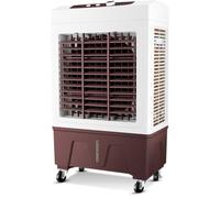 LLNWDNB Climatizador Modo Evaporativo Y Frío Aire Acondicionado Portátil X2 Packs De Hielo Capacidad 40L Enfriador De Aire Evaporativo 3 Velocidades Oscilación 90 ° para Hogar, Oficina 85 * 53 * 29CM