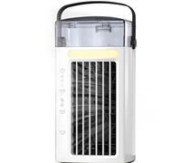 LLNWDNB Mini Aire Acondicionado Portátil Silencioso 3 en 1 con 3 Intensidades Función de Nebulización Temporizador 2-8H Mini Aire Acondicionado Personal Sin Tubo Exterior para Espacios Pequeños A