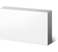 LLPT Hojas Magnéticas de Borrado en Seco | 6 Paquetes | 31cm x 21cm | Reutilizables Lavables sin Adhesivo Recortables | para Refrigerador Escritorio Estante Pizarra Blanca Bricolaje (MSW912) | Blanco