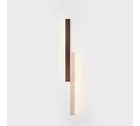 LLXDFUU Decoración del hogar Lámpara de Pared de travertino Moderna para Dormitorio WABI Sabi Tira Lineal de Apliques de Pared para Montaje en Pared de Fondo Luz Nocturna Vintage Lámpara de Pared LED