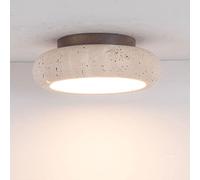 LLXDFUU Lámpara De Techo De Montaje Semi Empotrado De 3000 K Estilo De Pantalla De Tazón Luz De Techo Vintage Cerca De Travertino Amarillo Lámpara De Techo Moderna Decoración De Pasillo De Cocina Luz
