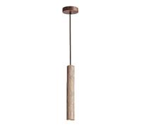 LLXDFUU Wabi Sabi Isla de Cocina Colgante Lámpara colgante nórdica minimalista beige Colgante de travertino amarillo Accesorios de iluminación para comedor Lámpara de araña lineal rústica de granja pa