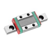 LML9B 9mm Linear Rail Mini Bearing Guía de acero Rail Slide Slide + Slide Block Variety Length(55)