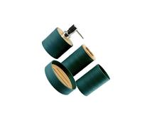 lmoikesz Juego de 4 accesorios de baño, regalo de inauguración de la casa, decoración de baño, taza de enjuague bucal, verde oscuro, verde oscuro