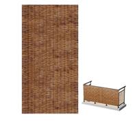 LMRXOFE Pantalla de Valla de privacidad de bambú de caña Natural, Rollo de 2-6 pies x 6,5 pies, 1 Unidad (inalámbrico)(3xL6.6ft/91x200cm)