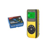 LNHHG Estroboscopio Digital de Mano Tacómetro de Velocidad tacómetro Contacto Digital RPM automático sin 7.0-99,999 RPM Hold Datos, máx/min/AVG