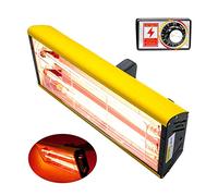 LNHHG Lámpara de curado de Pintura 1000W Infrared Paint Curing Lamp Baking Booth Heater Automotive Car Body Handheld Halogen Light Shortwave para Cabina de Pintura y Taller de Garaje