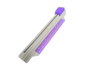 Lobamop 1 troquel de 30 agujeros, luz deslizante, color y , plástico, 30 agujeros, A4, B5, A5, A7, B7, A6, B6, capacidad de 5 hojas