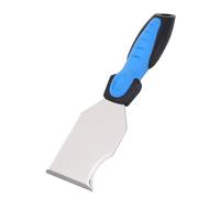 Locadence Paint Rison, Cortador de masilla de funciones múltiples, herramienta de rascador de pintura de pintura de mango de goma inserto de goma, raspador de metal de pintura