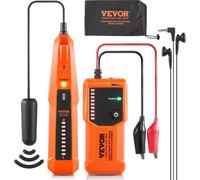 Localizador de cables subterráneos, profundidad máxima de detección: 0,9 metros. Detector de interrupciones de cables con auriculares, longitud máxima de detección: 300 metros. Probador de cables para