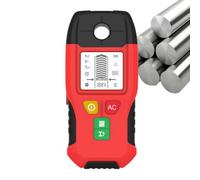Localizador de Montantes de Pared Detector Portátil de Mano con Pantalla | Detector Digital Cables Tuberías Corriente Para magnético, cables CA, viguetas, colgar cuadros, fontanería y Rojo