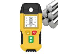 Localizador de vigas Detector LCD Multifunción Alta Precisión | Detector Digital Cables Tuberías Corriente Para magnético, cables CA, viguetas, colgar cuadros, fontanería y Amarillo