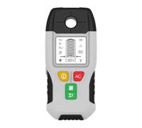 Localizador de vigas Detector LCD Multifunción Alta Precisión | Detector Digital Cables Tuberías Corriente Para magnético, cables CA, viguetas, colgar cuadros, fontanería y Gris