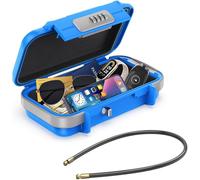 LOCK: Caja fuerte portátil, caja de seguridad con código numérico, impermeable, antirrobo. Mini caja fuerte con combinación numérica y cable de acero desmontable. Caja fuerte de seguridad, caja para l