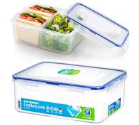 Lock & Lock Classic - Recipiente Rectangular hermético con Cajas internas, 2,6 litros, 248 x 180 x 93 mm