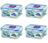 LOCK&LOCK HPL805SET - Recipiente rectangular para alimentos (plástico, transparente)