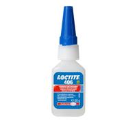 LOCTITE 406 Adhesivo Instantáneo para Plástico y Caucho, Botella 20g | Cianoacrilato de baja viscosidad, fija en segundos, para plástico y caucho incluido EPDM, holguras finas, precisión