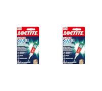 Loctite Super Glue-3 Gel Reposicionable, pegamento extrafuerte con tiempo extra para reposicionar, pegamento fuerte multiusos para reparaciones y manualidades, 3 g, transparente (Paquete de 2)