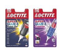 Loctite Super Glue-3 Power Flex Formato Gel Control, Adhesivo Instantáneo, 3Gr + Super Glue-3 Perfect Pen, Adhesivo Transparente Con Forma De Bolígrafo, Pegamento Instantáneo Y Universal Antigoteo