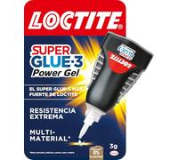 Loctite Super Glue-3 Power Gel Control Transparente 3g - Pegamento Extrafuerte Universal, Rápido, Flexible - Resistente a Golpes, Torsión, Vibración, Temperaturas Extremas, Agua - Fórmula Antigoteo