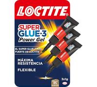 Loctite Pegamento Super Glue-3 Power Gel Monodosis Transparente 3 g – Extrafuerte, Rápido, Antigoteo