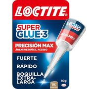 Loctite Pegamento instantáneo Super Glue-3 Precisión Max, triple resistente, transparente, 10 g