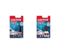 Loctite Super Glue-3 Precisión, pegamento transparente de máxima precisión, pegamento instantáneo triple resistente + Super Glue-3 Pincel, pegamento transparente con pincel aplicador
