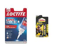 Loctite Super Glue-3 Xxl, Pegamento Universal Triple Resistencia, Adhesivo Para Uso Intensivo + Pattex Repair Extreme, Pegamento Multiusos Que No Contrae, Pegamento Resistente A Las Vibraciones