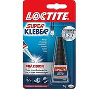 Loctite Superglue Precision, frasco de 5 g pegamento rápido resistente al agua para reparaciones, unión rápida en sólo 30 segundos, pegamento fuerte para muchos materiales