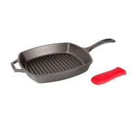 Lodge INLODGE.L8SGP3 Sartén Grill Cuadrada, Inoxidable, 26 cm