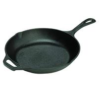 Lodge LCS3 - Sartén redondo en hierro fundido pre-curado, 10", color negro