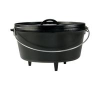 Lodge Logic - Cazuela de Hierro Fundido para Horno con Tapa y asa (7,6 L)